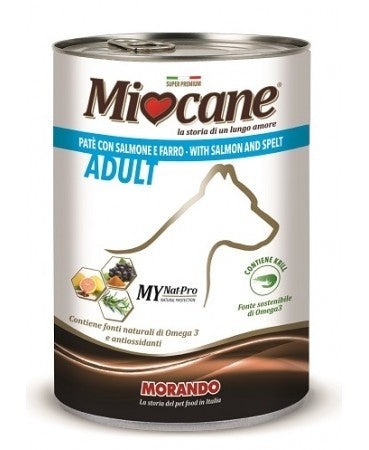 Morando Miocane Umido Patè Salmone Farro 400g