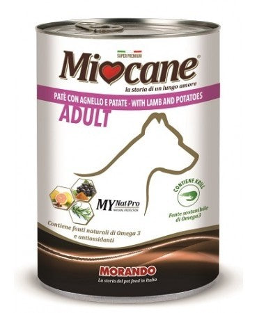 Morando Miocane Umido Patè Agnello Patate 400g