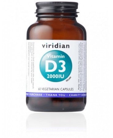 Viridian Vitamin D3 2000iu 60 Compresse