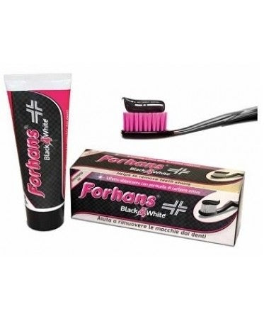 Forhans Black4white Dentifricio Gel Carbone