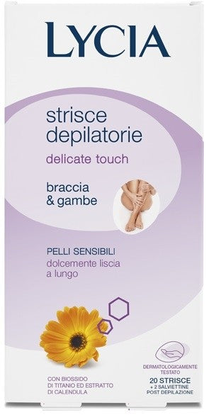 Lycia 20 Strisce Depilatorie Braccia/Gambe