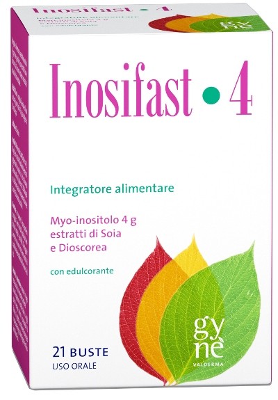 6 pezzi Valderma Inosifast 4 integratore 21 bustine