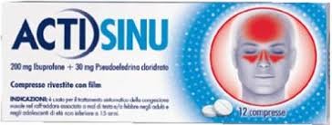 Actisinu 200mg+30mg 12 Compresse
