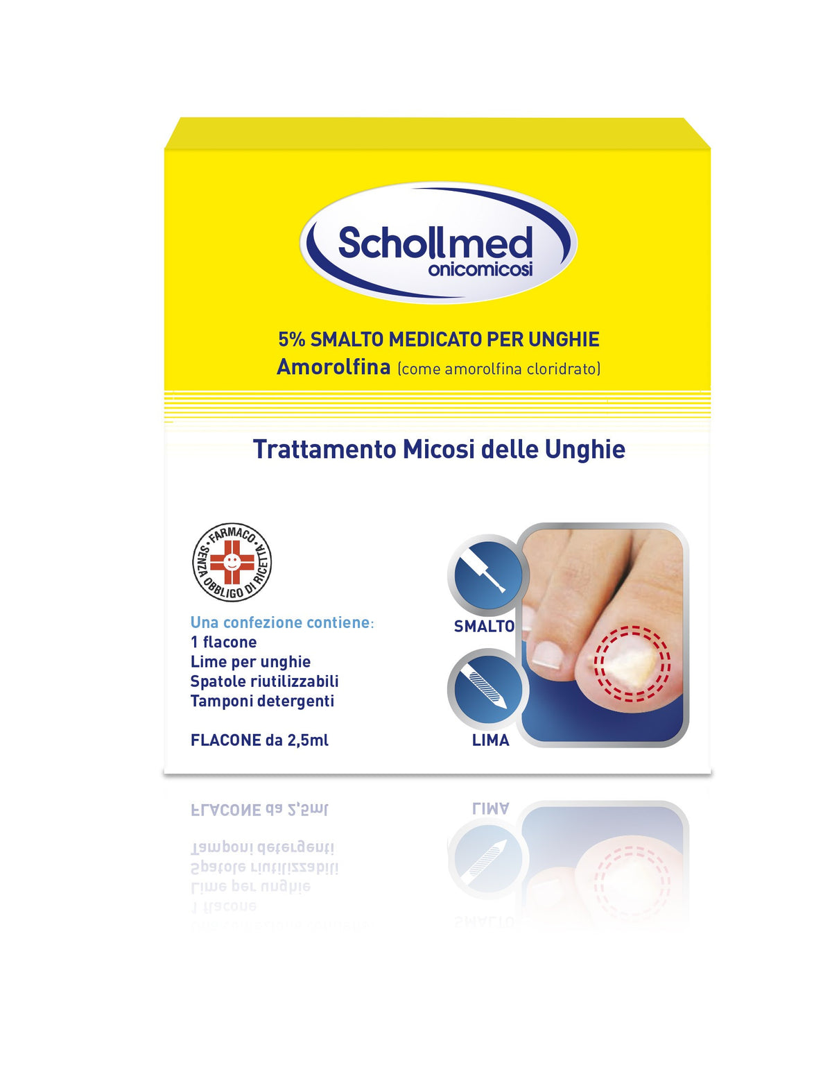 Schollmed onicomicosi amorolfina 2,5ml 5%