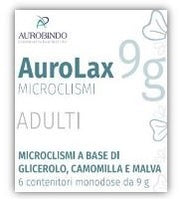 Aurobindo pharma Aurolax microclismi adulti 6 contenitori