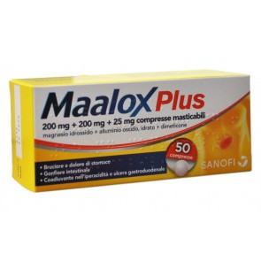 Sanofi Maalox Plus 50 Compresse Masticabili