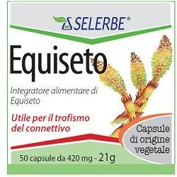 Selerbe equiseto estratto secco titolato 50 capsule