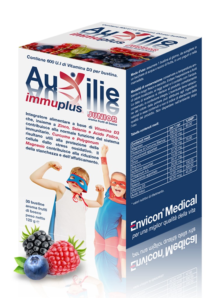 Auxilie immuplus junior masticabile 30 compresse