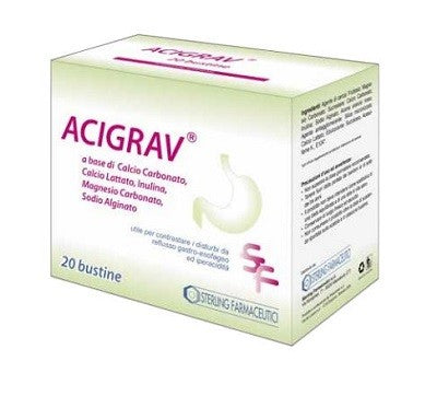 Acigrav 20 bustine integratore alimentare antiacido