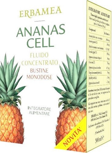 Erbamea Ananas cell fluido concentrato 15 bustine 20 ml
