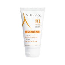 Aderma a-d protect crema senza profumo 50+ 40 ml
