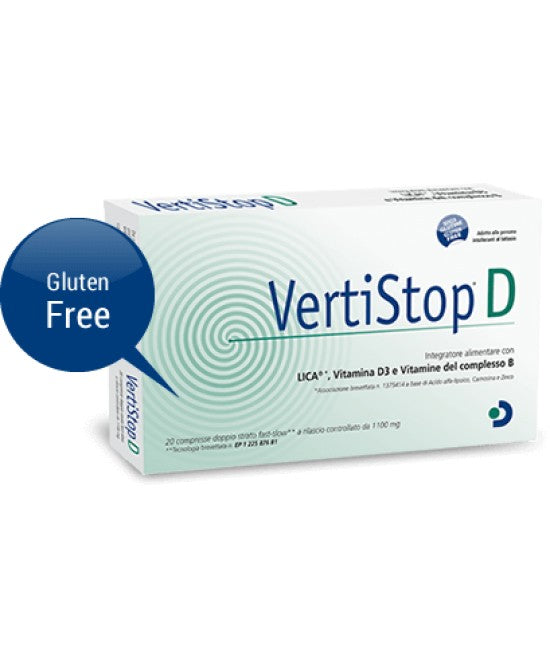 Vertistop d 20 compresse da 1100 mg