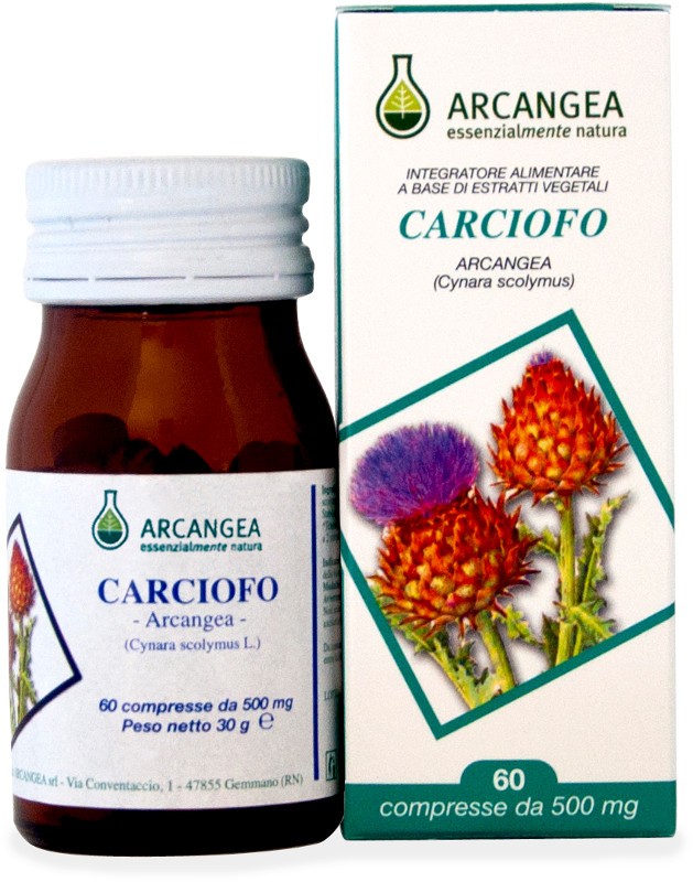 Arcangea Carciofo integratore alimentare 60 capsule 500 mg