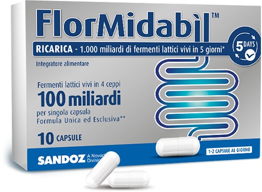 Sandoz Flormidabil ricarica integratore alimentare 10 capsule