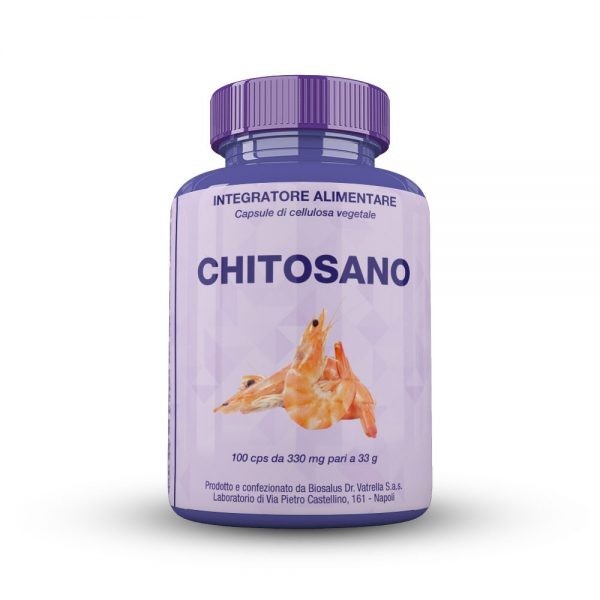 Biosalus Chitosano 100 capsule integratore alimentare 330 mg