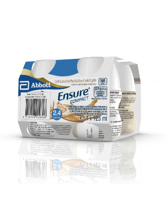 Ensure compact caffe alimento per fini medici 4 bottiglie da 125 ml