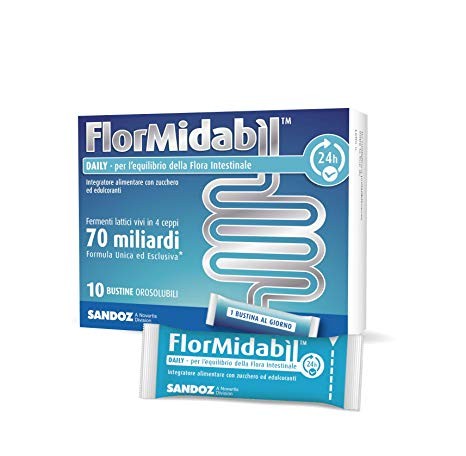 Flormidabil daily 10 bustine integratore alimentare con stevia