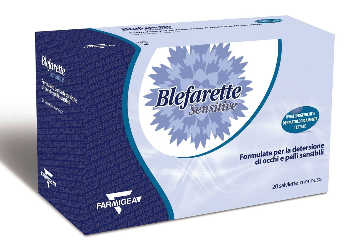 Blefarette sensitive salviette monouso per detersione perioculare 20 pezzi