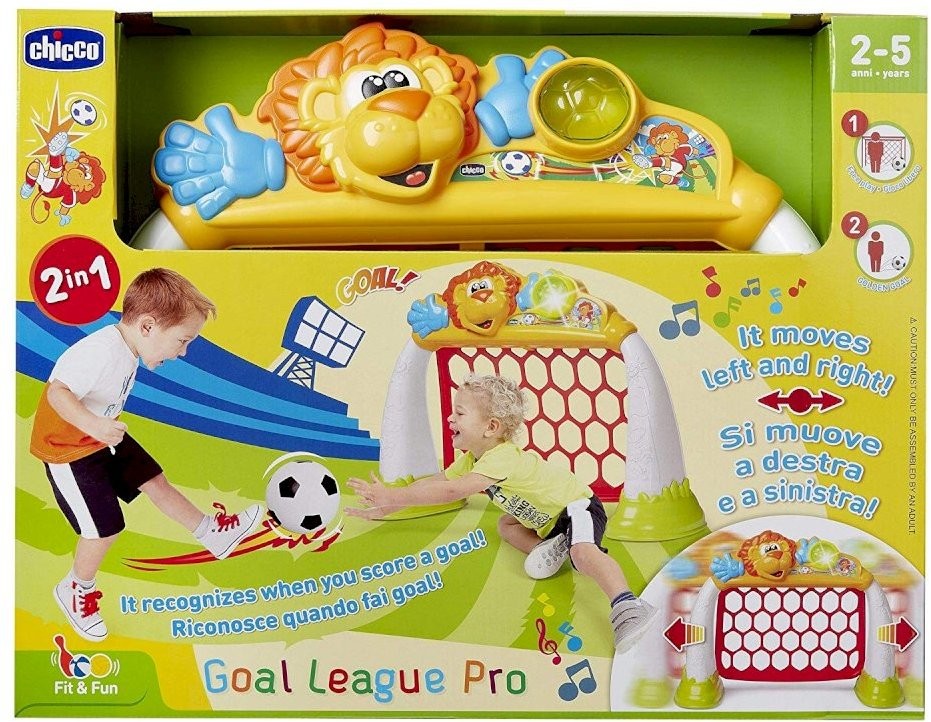 Chicco gioco goal league pro per bambin dai 2 ai 5 anni