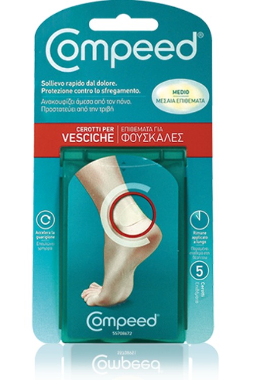 Compeed cerotti idrocolloidali per vesciche medio 5 pezzi