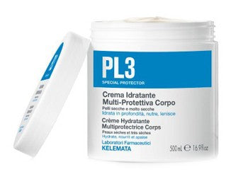 Pl3 crema idratante multiprotettiva corpo per pelle secca 500 ml