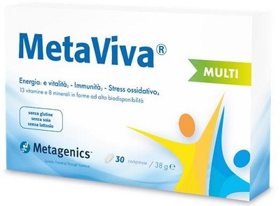 Metaviva multi 30 compresse integratore di vitamine e mineral