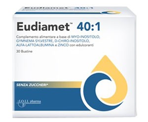 Loli pharma Eudiamet 40:1 30 buste integratore di myo-inositolo