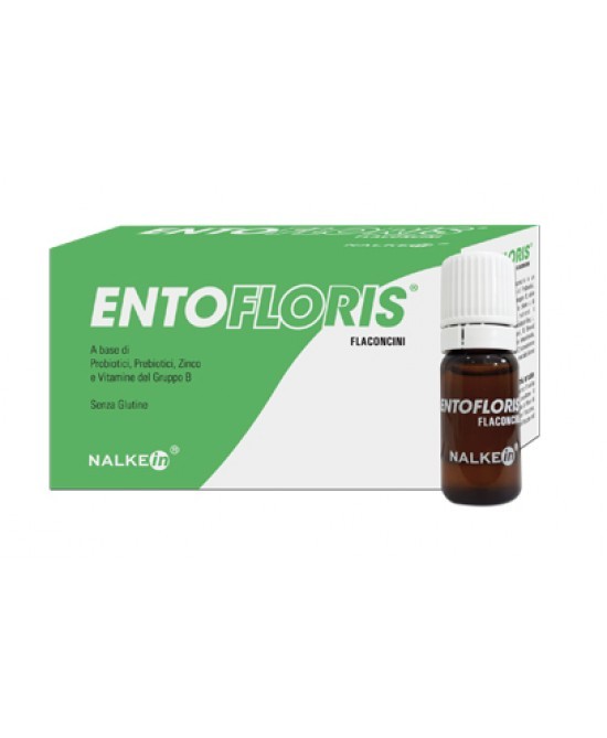 Nalkein farma Entofloris integratore 10 flaconcini 10 ml