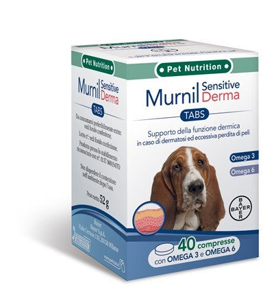Murnil sensitive derma tabs 40 compresse per la perdita di pelo