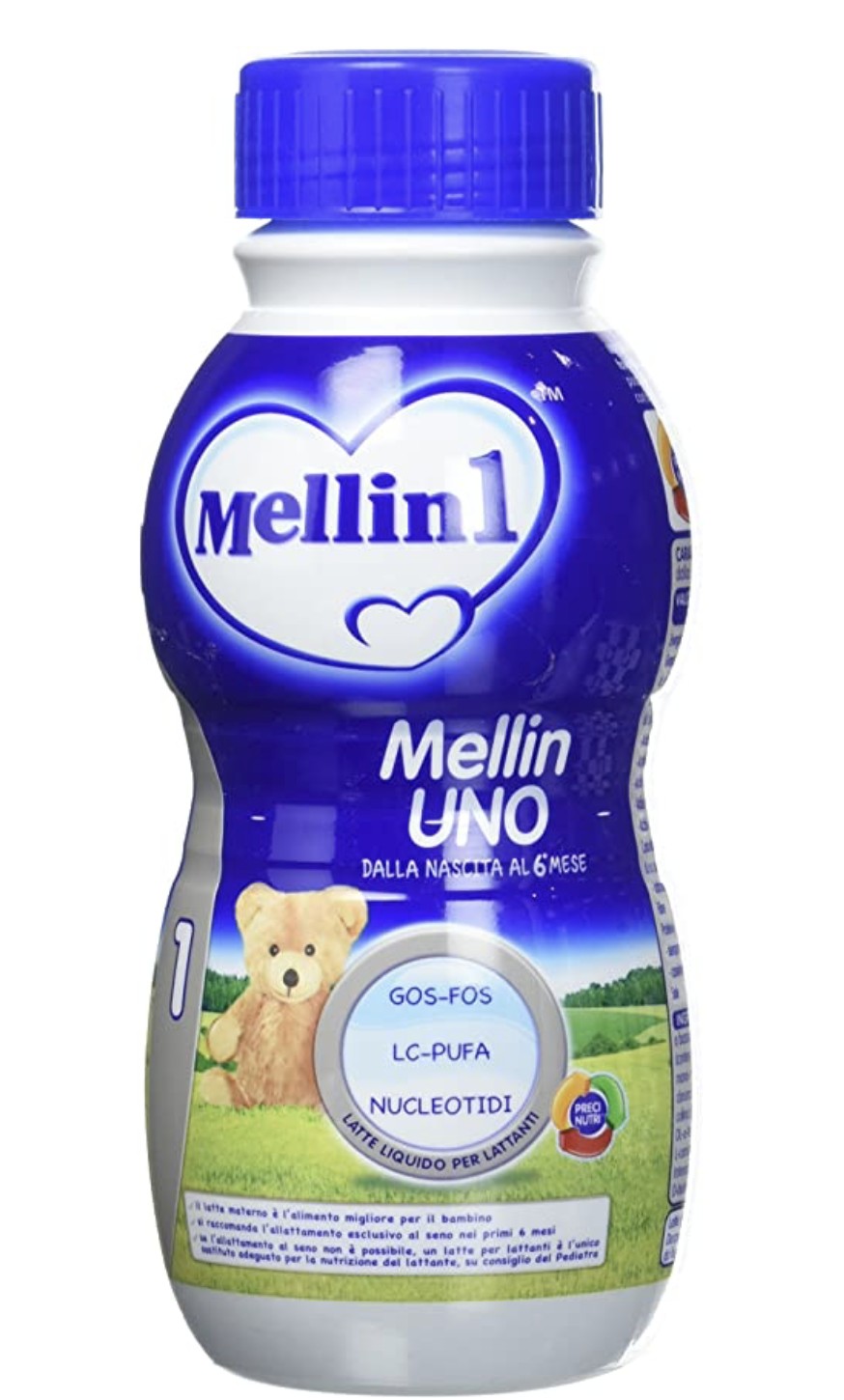 Mellin 1 latte liquido per bambini fino al 6° mese 500 ml