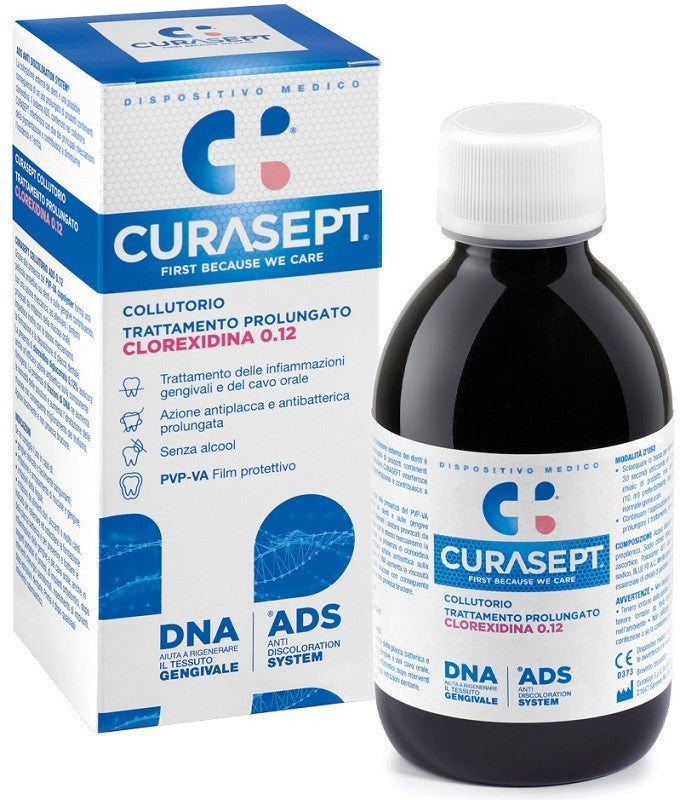 Curasept Collutorio 0,12% Clorexidina Ads + Dna 200 ml