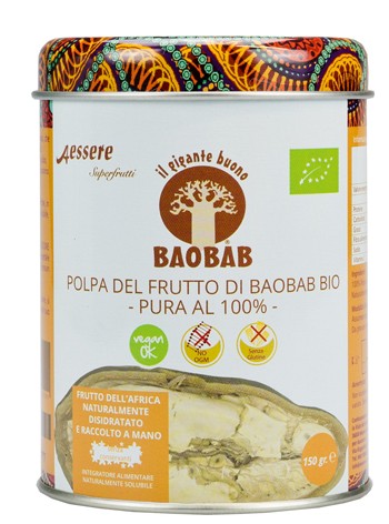 Baobab aessere polpa bio Alimento Biologico 150g