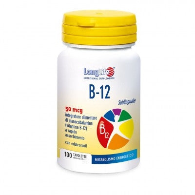 Longlife B12 50mcg Sublinguale 100 Compresse