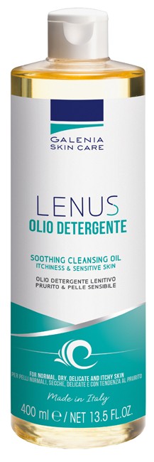 Galenia Lenus olio detergente 400 ml per pelle con prurito