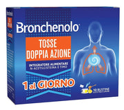 Bronchenolo tosse doppia azione integratore 10 bustine