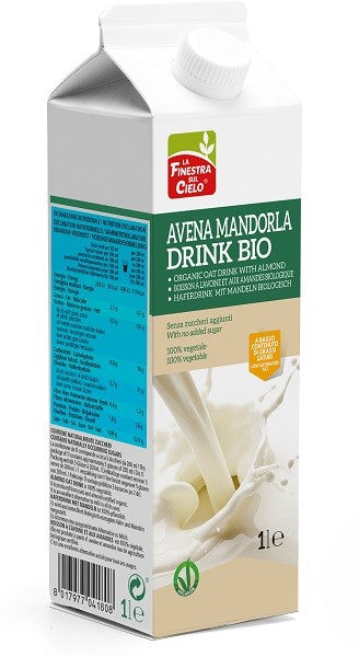La finestra sul cielo Bevanda avena con mandorla bio 1 litro