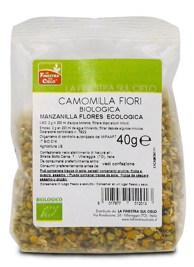 La Finestra sul cielo camomilla fiori interi bio 40 g