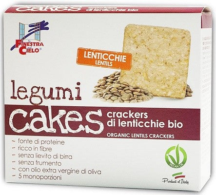 La Finestra sul cielo Legumicakes-crackers di lenticchie 250 mg