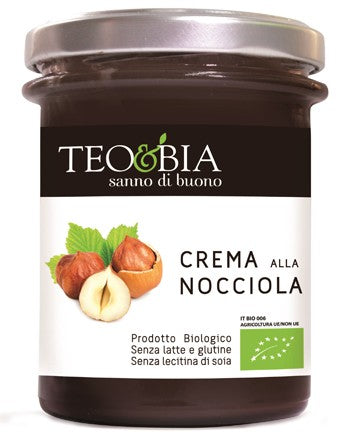 Teo&bia crema alla nocciola bio senza latte 212 g