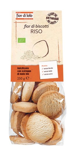 Fior di loto Fior di biscotti riso alimento biologico 250 g