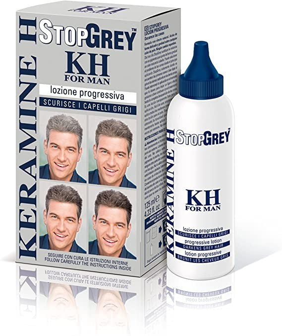 Keramine h stopgrey lozione per scurire i capelli grigi 125ml