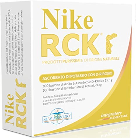 Nike Rck Ascorbato Potassio + Ribosio 200 Bustine 3 Pezzi