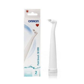 Omron spazzolino point brush 2 testine monociuffo