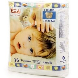 Trudi baby care pannolino bambini junior 11/25 kg 16 pezzi