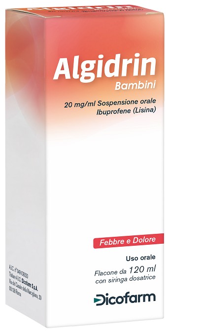 Dicofarm Algidrin sciroppo per la febbre 120ml 20mg
