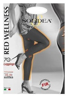 Solidea Red wellness compressione 70 leggings bianco 4-l