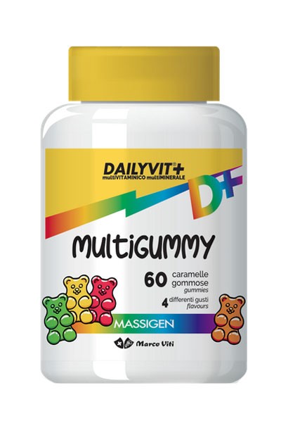 Massigen Dailyvit multigummy 60 caramelle gommose