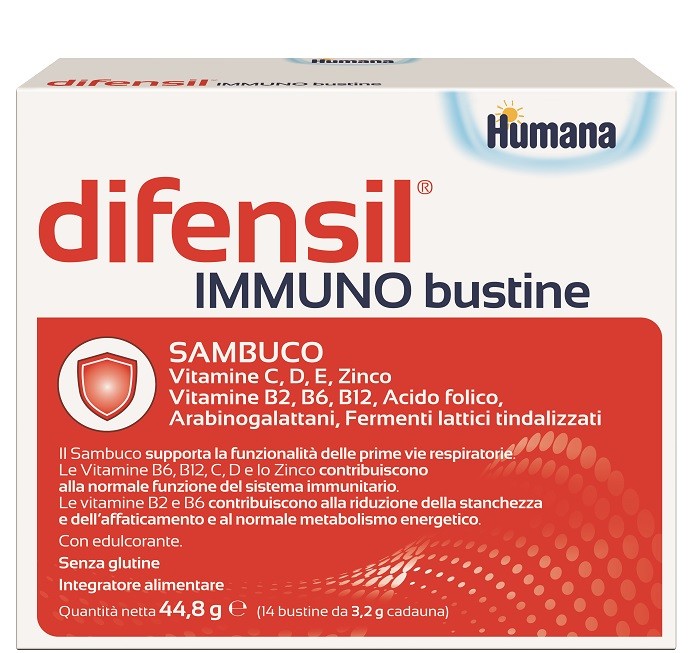 Difensil immuno bustine 14 bustine integratore con sambuco