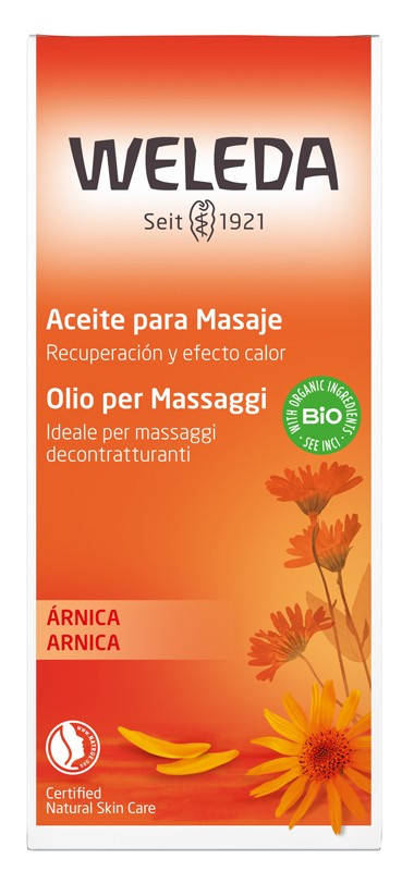 Weleda Italia Olio Massaggi Arnica per contratture muscolari 200 Ml