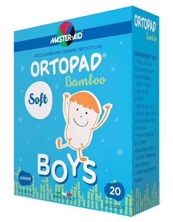 Ortopad Soft Boys Junior Cerotto Oculare Per Ortottica 20 Pezzi